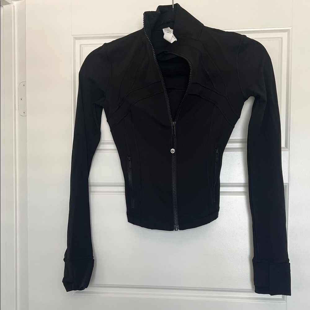 lululemon athletica Black Fitted Zipper Jacket